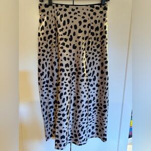 Animal Print Satiny Silky Skirt - New w/out tags